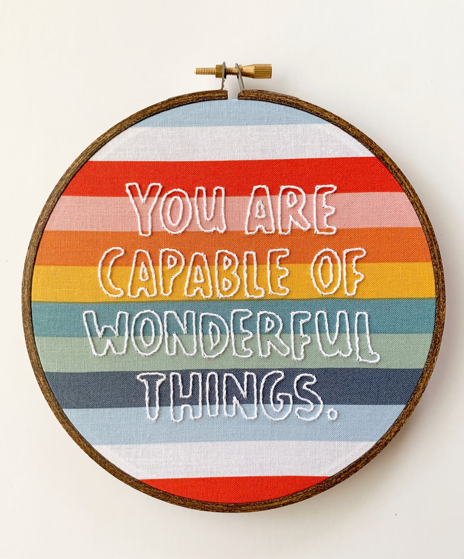 You are capable of wonderful things