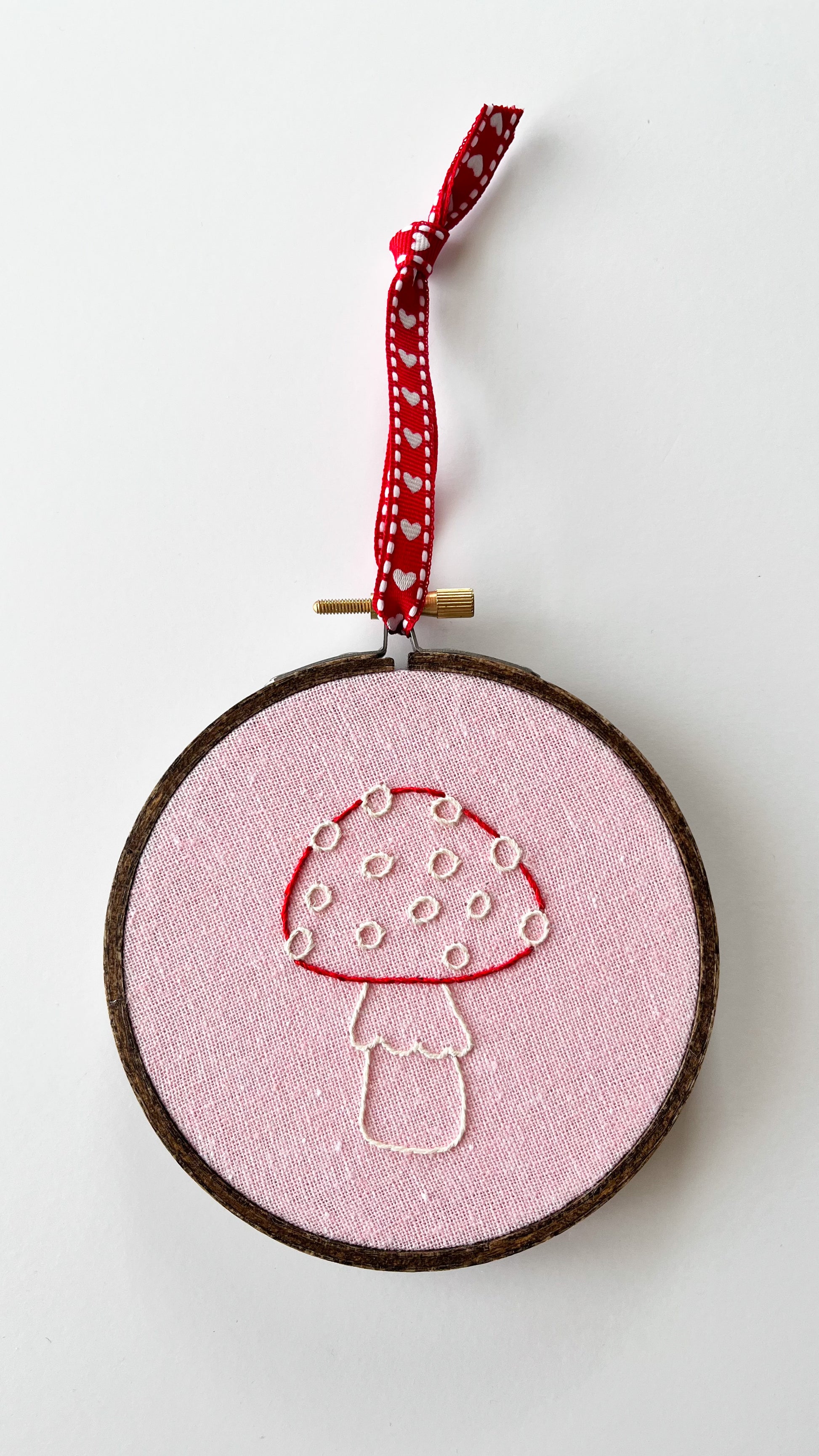 Mushroom Girl - 6 inch Embroidery Hoop – Sawyer Stitches